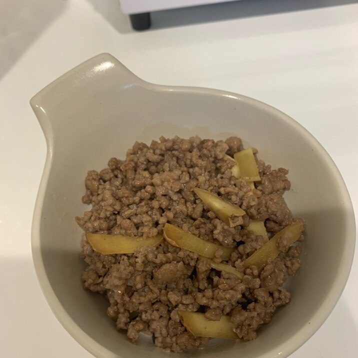 生姜たっぷり豚そぼろ